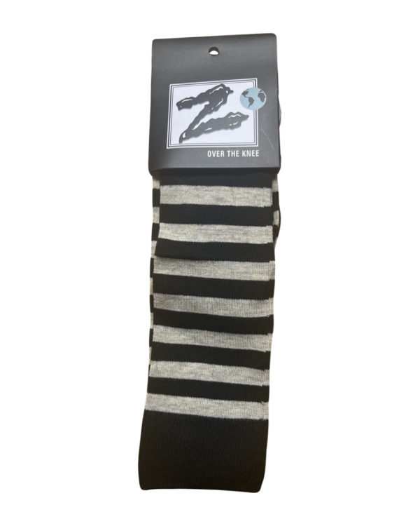 Striped Over The Knee Socks
