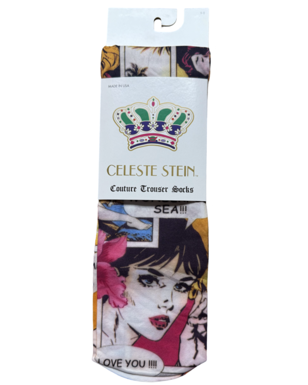 Comic Strip Trouser Socks