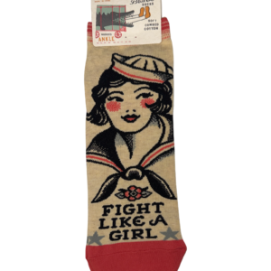 Fight Like A Girl Ankle Socks